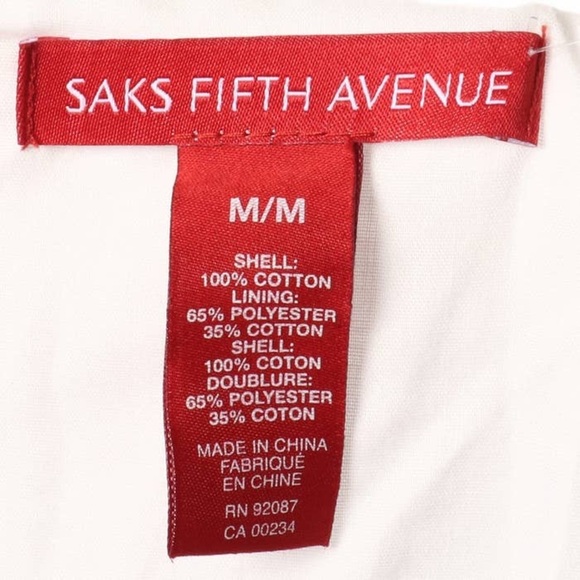 Saks Fifth Avenue White Eyelet Shorts Romper - Picture 9 of 9